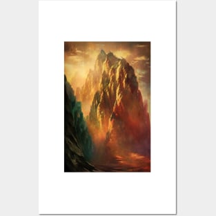 Mountain Sunset Posters and Art